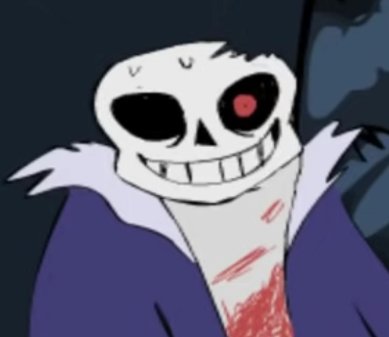 Create meme: anime, nice god, horror sans