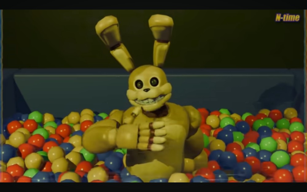 Create meme: animatronics spring bonnie, FNAF Pete Spring Bonnie, spring bonnie