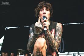 Создать мем: агрессивный, oliver sykes, bring me the horizon