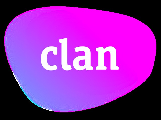 Create meme: clan (tv channel), clan tv logo, text 