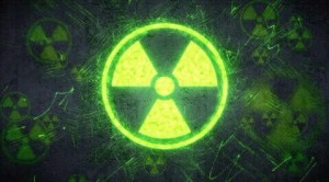 Создать мем: радиация человек, радиоактивный знак арт, знак радиации зелёного цвета