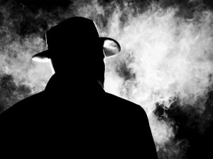 Create meme: male, Noir silhouette, a silhouette of a guy with a hat and a cigarette