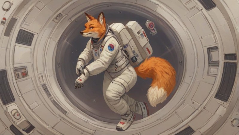 Create meme: Fox cosmonaut art, cat in a spacesuit, the dog in the suit