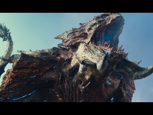 Create meme: Godzilla vs mega kaiju, Pacific rim 2 2018 movie monsters, Godzilla vs mega kaiju