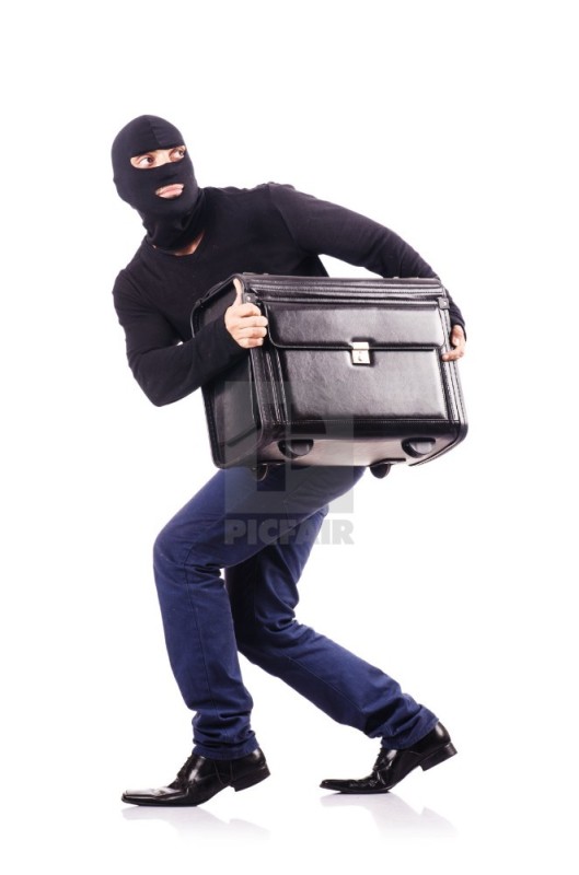 Create meme: a robber with a suitcase, The robber is sneaking, the robber 