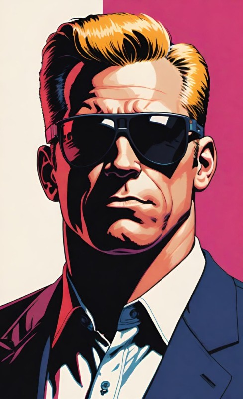 Create meme: Arnold Schwarzenegger the terminator 1984, Matt Murdock Comics, Arnold Schwarzenegger Terminator 1 art