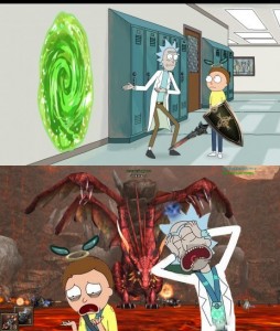 Create meme: Morty Rick and Morty, Rick and Morty