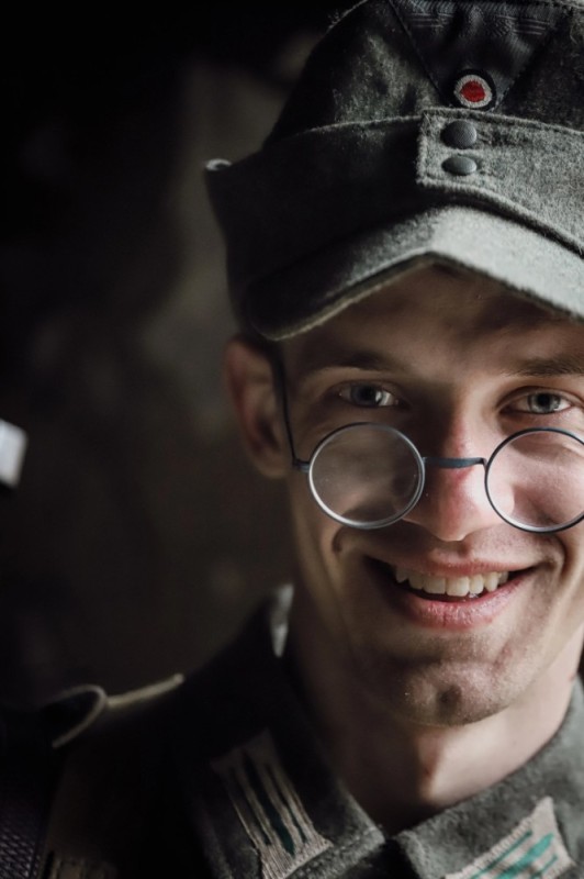 Create meme: guy , Alexey Shevtsov in german uniform, The Dnieper Frontier film 2009 stills