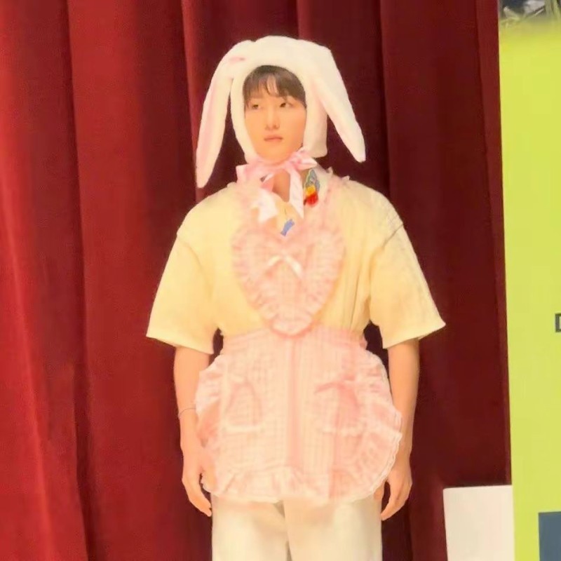 Create meme: rabbit costume, costume , Asian 