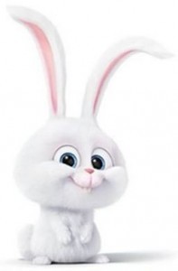 Create meme: Bunny snow from the secret life of Pets, the secret life of Pets Bunny, Bunny from the secret life of Pets