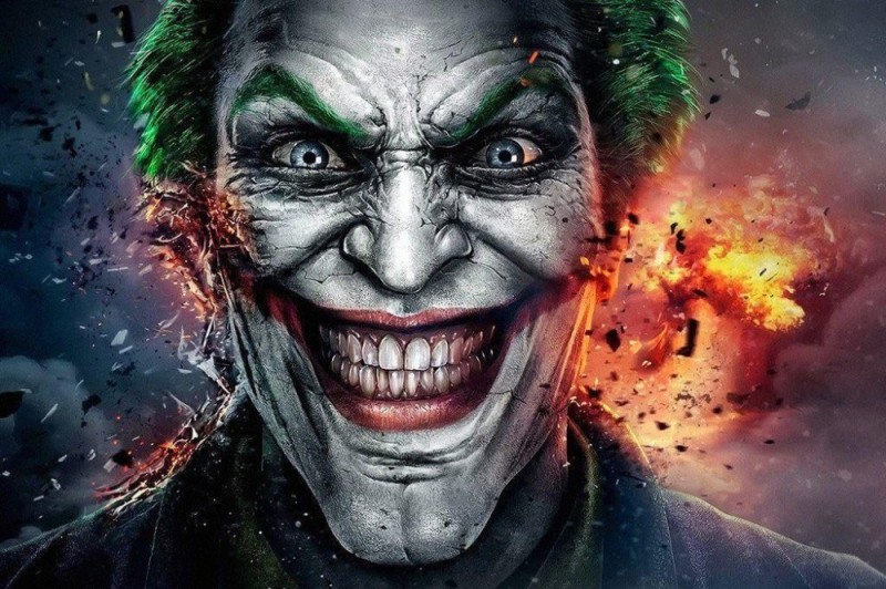 Create meme: Joker , the face of the Joker, The joker is a villain