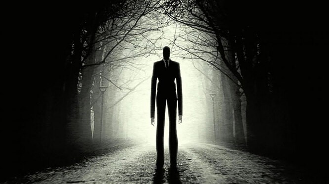 Create meme: slendermen , slenderman is scary, slenderman 2018