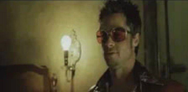 Create meme: Tyler durden, tyler durden's glasses, ray ban sunglasses