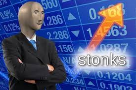 Create meme: stonks englishman, stonks meme, stonks englishwoman