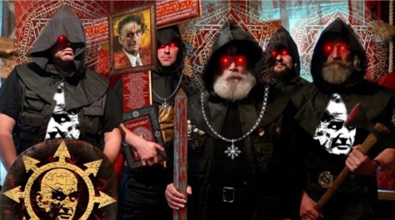 Create meme: Russian Orthodox, Abdulov bogosatana, Orthodox gonfalon