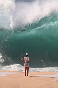 Create meme: big waves, big wave, the sea tsunami