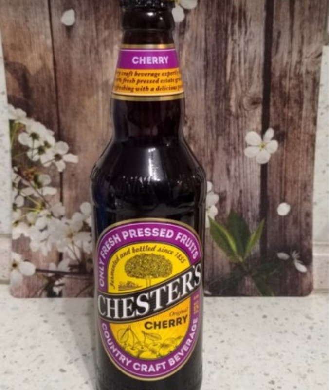 Create meme: chester cherry cider, chester's cider, cherry chesters cider