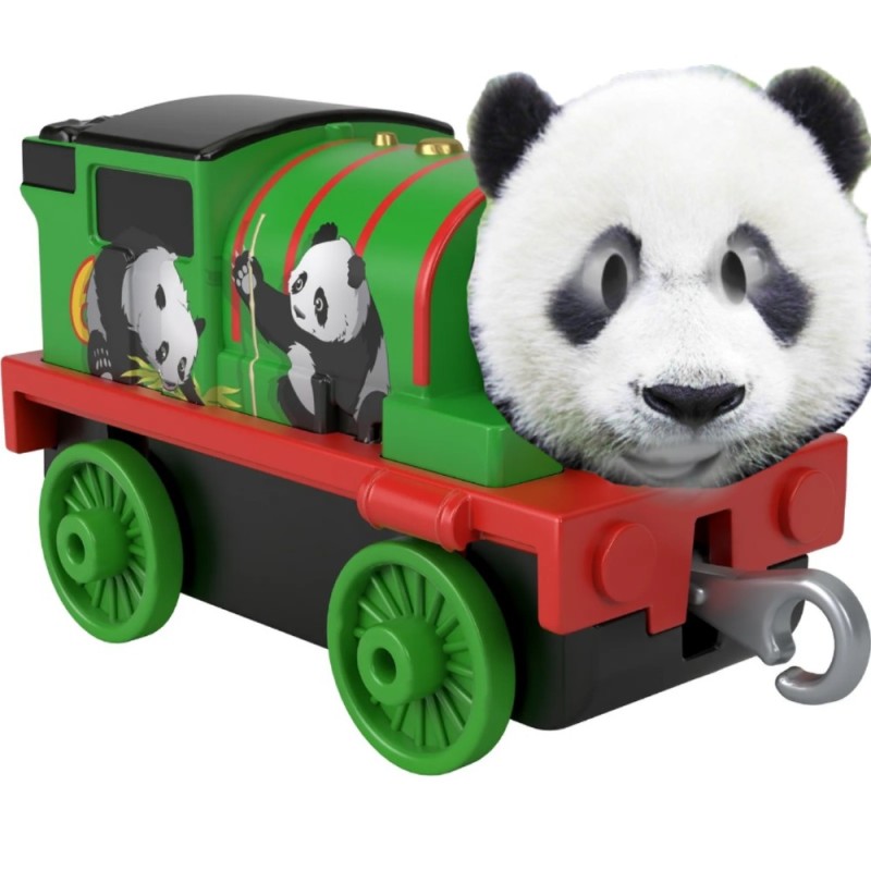 Create meme: Percy Thomas the Steam train, The Percy Panda train, Henry Thomas toy train