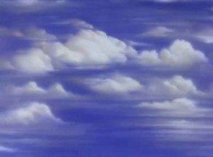 Создать мем: размытое изображение, облачное небо, плывущие облака