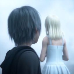 Create meme: lunafreya, Final fantasy 15 Noctis and the Moon, Noctis and lunafreya