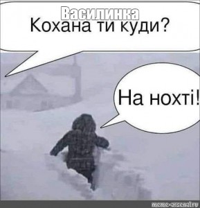 Create meme: winter