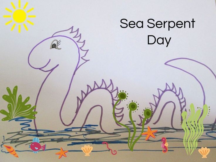 Create meme: seahorse for children, figure , The Loch Ness Monster for children