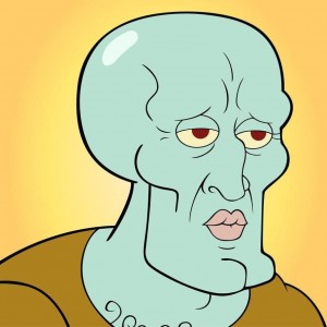 Create meme: squidward, squidward handsome