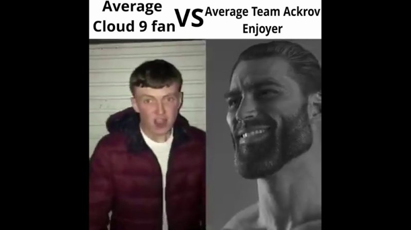 Create meme: average fan vs average enjoyer, average figma fan vs average ai enjoyer, Ernest Khalimov gigachad