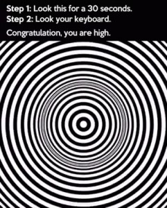 Create meme: illusion, hypnotic spiral
