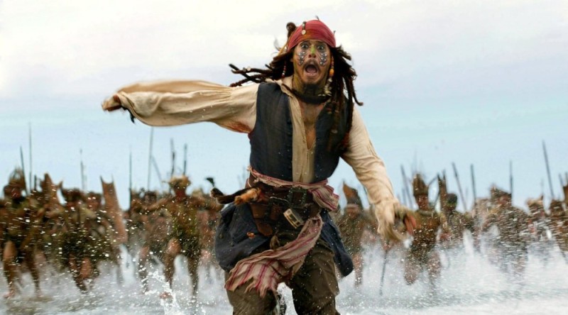 Создать мем: пираты карибского моря пираты, джек воробей убегает, capt jack sparrow