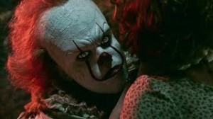 Create meme: Eddie and Pennywise GIF, clown Pennywise GIF, Beverly marsh it 2017