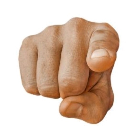 Create meme: finger without background, body part, punch