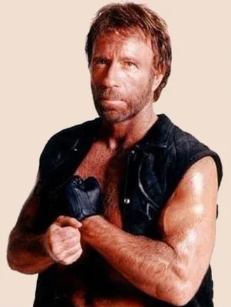 Create meme: Chuck Norris , Chuck Norris Walker, Chuck Norris can