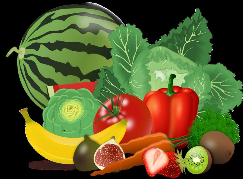 Create meme: vegetables fruits, vegetables clipart, vegetables fruits vector