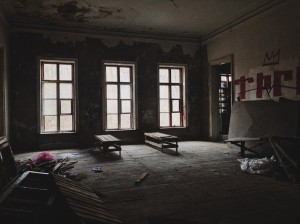 Create meme: Pokrovskoe Streshnevo abandoned psychiatric hospital, estate of Vasil abandoned inside, abandoned