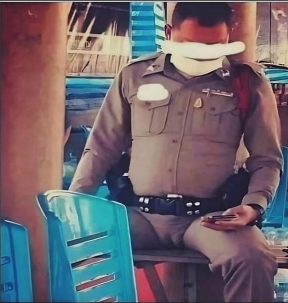 Create meme: a policeman in Thailand, people, Thai policeman