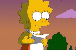 Create meme: Lisa Simpson and Martin, Lisa Simpson reads, lisa simpson lisa gif