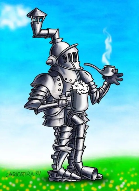 Create meme: Knight caricature, funny knight, Knights drawings