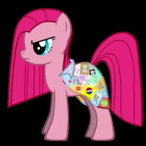 Create meme: pony, pony chat, surprise Diana Pai