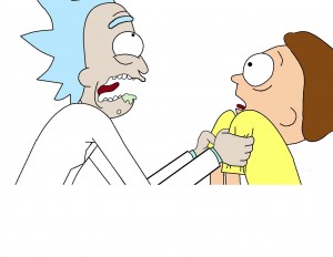 Создать мем: morty, rick and morty, рик и морти люциус