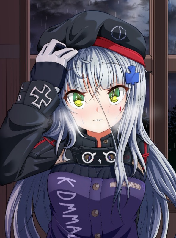 Create meme: HK416 chan, hk416 frontline, anime Tanka