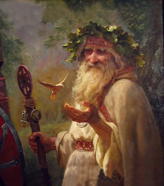 Create meme: Andrey Shishkin Slavic gods of Svarog, Slavic paintings by Andrey Shishkin, veles painting by andrey shishkin