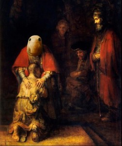 Создать мем: притча о блудном сыне, повернення блудного сина, rembrandt van rijn