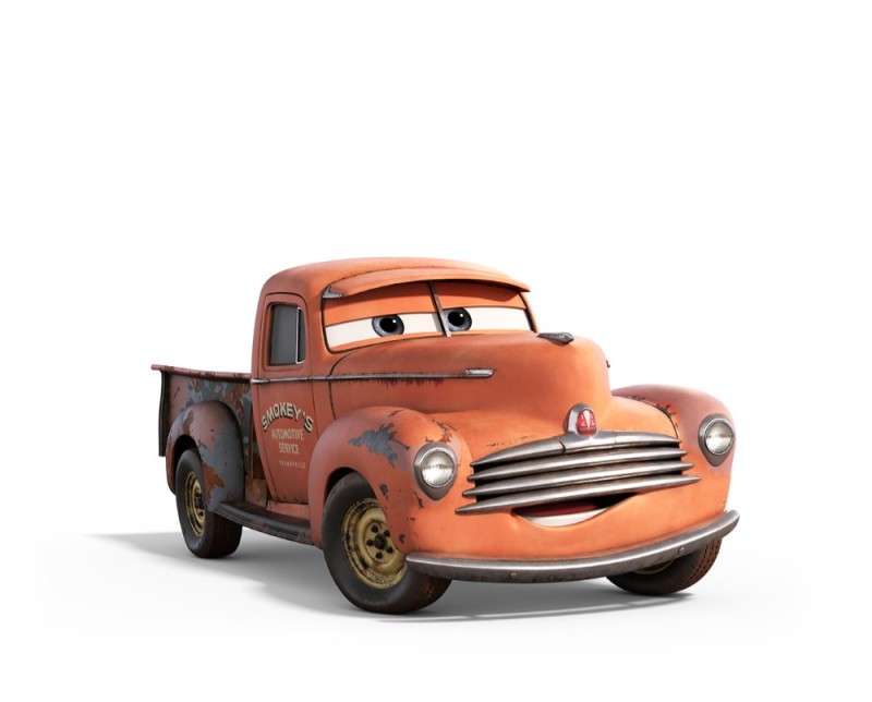 Create meme: 3 cars Doc Hudson, mater cars, Cars 3 heroes