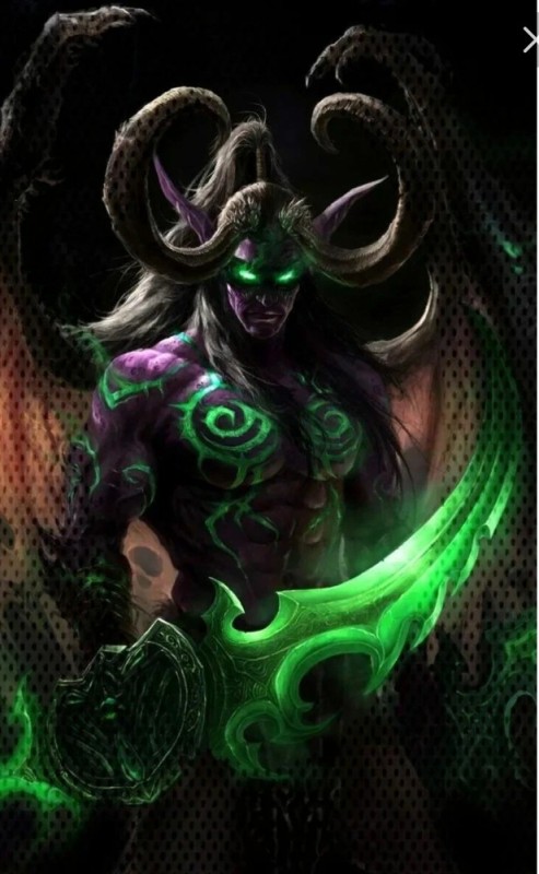 Create meme: illidan Warcraft, world of warcraft, Illidan the fury of the storm