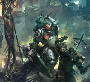 Create meme: Warhammer 40,000 Raven guard, Warhammer 40000 art