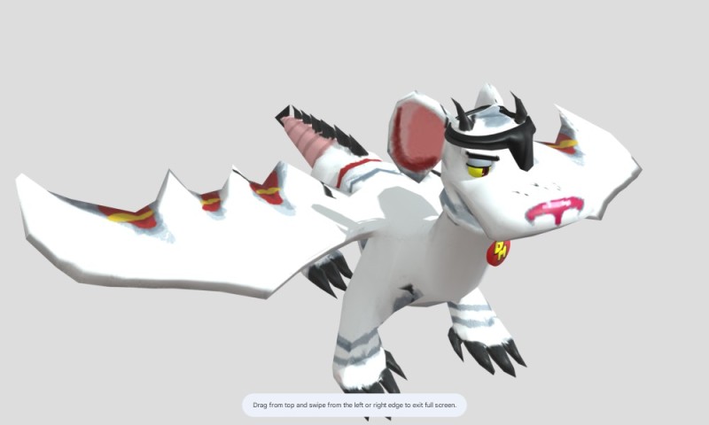 Create meme: monster hunter barioth, The dragon is a demon, 3D simulation of cute dragons