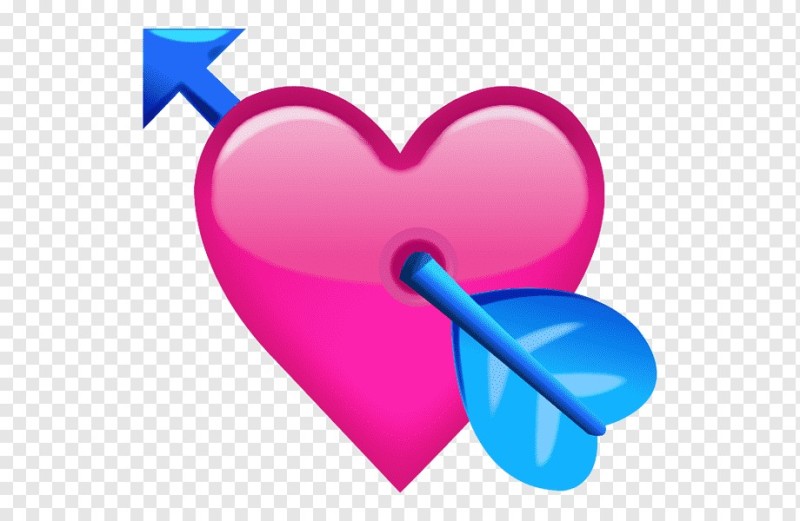 Create meme: emoji heart, smiley heart with arrow, emoji black heart