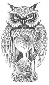 Create meme: owl tattoo sketch black and white, tattoo designs for owls, sketch tattoo owl skull