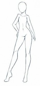 Create meme: anime figures to draw clothes, mannequin girls drawing clothing, mannequin girl drawing clothing
